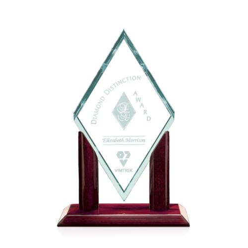Awards and Trophies - Mayfair Jade Diamond Glass Award