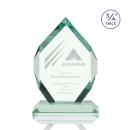 Royal Diamond Jade Polygon Glass Award