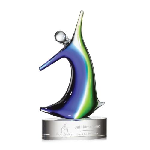 Awards and Trophies - Crystal Awards - Glass Awards - Art Glass Awards - Monza Glass Award