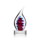 Trilogy Clear Flame Glass Award