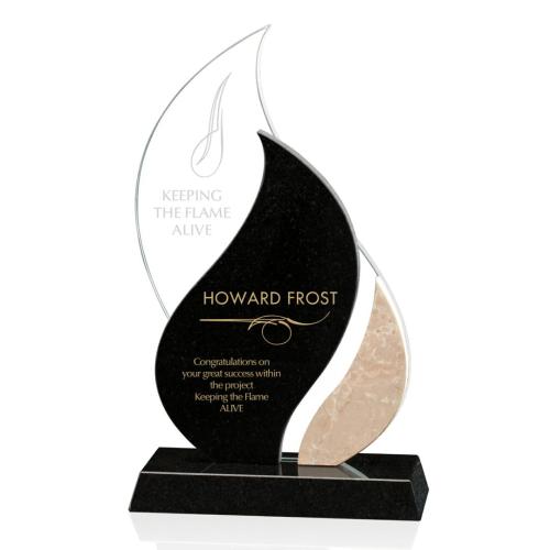 Awards and Trophies - Ceres Flame Crystal Award