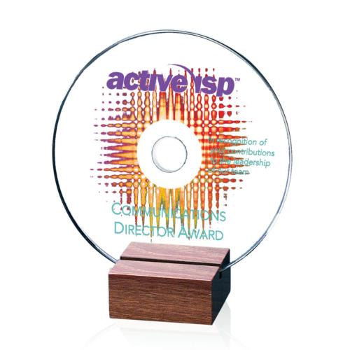 Awards and Trophies - Unique Awards - CD Circle Wood Award