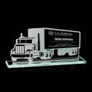 Moving Truck Unique Glass Award