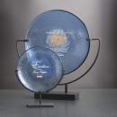 Spinoza Cobalt Circle Glass Award