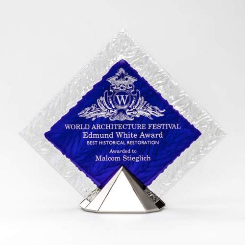 Awards and Trophies - Crystal Awards - Glass Awards - Art Glass Awards - Paragon Glass Award