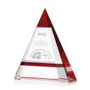 Albright Red Pyramid Crystal Award