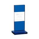 Basilia Blue Towers Crystal Award