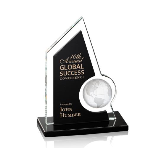 Awards and Trophies - Adalina Globe Crystal Award