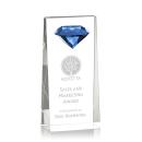 Balmoral Gemstone Sapphire Towers Crystal Award