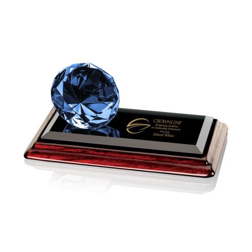 Awards and Trophies - Gemstone Sapphire on Albion™ Crystal Award