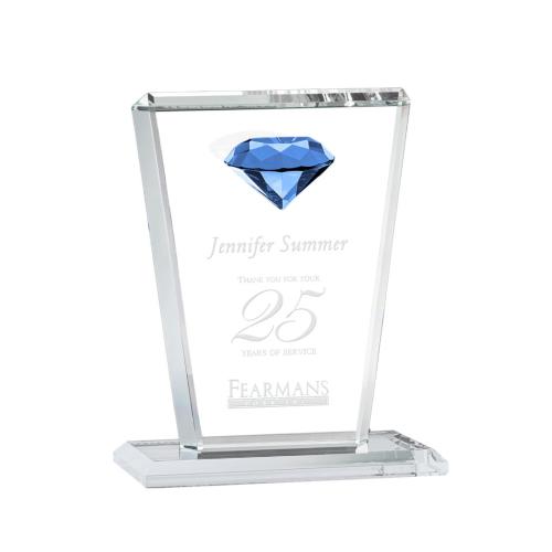 Awards and Trophies - Regina Gemstone Sapphire Crystal Award