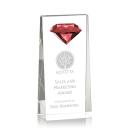 Balmoral Gemstone Ruby Towers Crystal Award