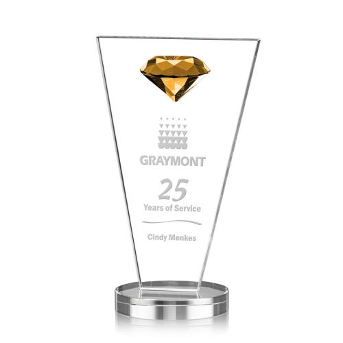Awards and Trophies - Jervis Gemstone Amber Crystal Award