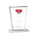 Regina Gemstone Ruby Crystal Award