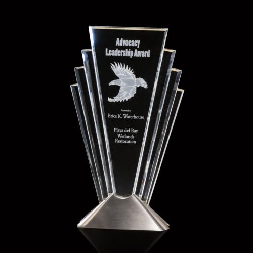 Awards and Trophies - Valiant Silver Towers Crystal Award