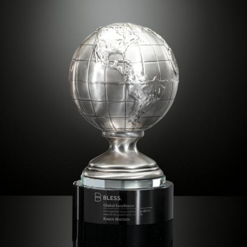 Awards and Trophies - Expedition Globe Metal Award