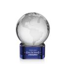 Globe Blue on Paragon Globe Crystal Award