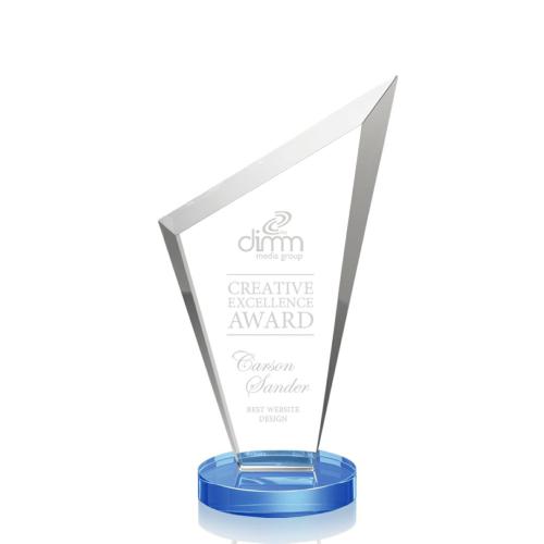 Awards and Trophies - Condor Sky Blue Peaks Crystal Award