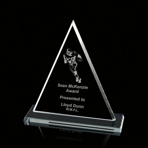 Awards and Trophies - Oxford Starfire Pyramid Crystal Award