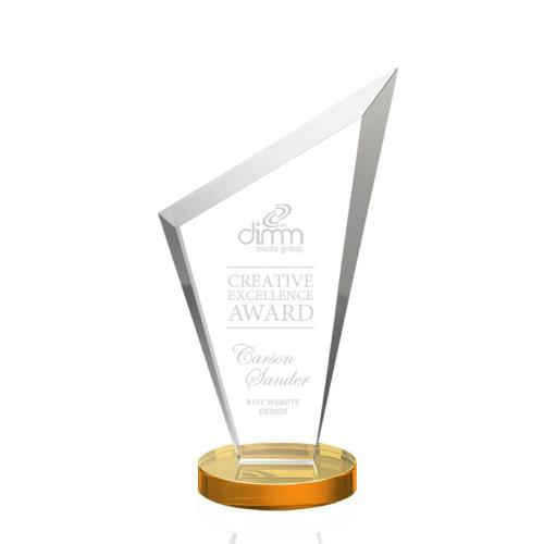 Awards and Trophies - Condor Amber Peaks Crystal Award