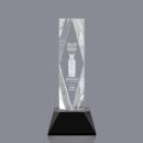 President 3D Black on Base Towers Crystal Award