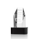 Ashford Towers on Black Base Crystal Award