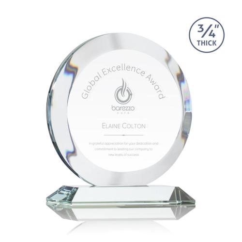 Awards and Trophies - Gibralter Starfire Circle Crystal Award