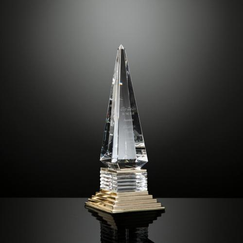 Awards and Trophies - Tribune Obelisk Crystal Award