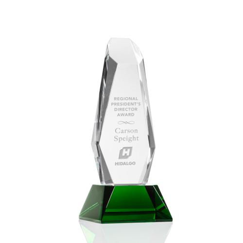 Awards and Trophies - Rawlinson Green  on Base Obelisk Crystal Award