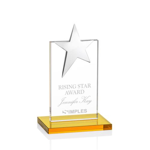 Awards and Trophies - Bryanston Amber Star Crystal Award