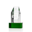 Ashford Towers on Green Base Crystal Award