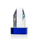 Ashford Towers on Blue Base Crystal Award
