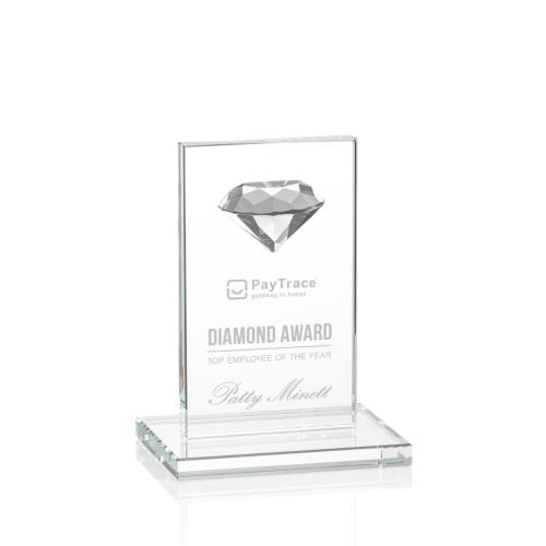 Awards and Trophies - Diamond Awards - Bayview Gemstone Diamond  Towers Crystal Award