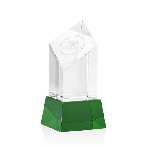 Awards and Trophies - Barone Green on Base Towers Crystal Award