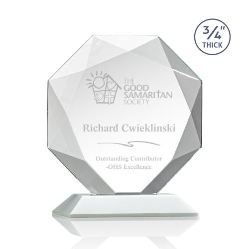 Awards and Trophies - Bradford White Polygon Crystal Award