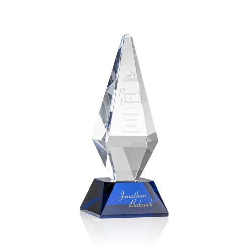 Awards and Trophies - Denton Blue Diamond Crystal Award