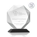 Bradford Black Polygon Crystal Award