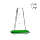 Imperial Green Towers Crystal Award