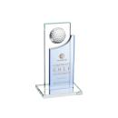 Redmond Golf Sky Blue Rectangle Crystal Award
