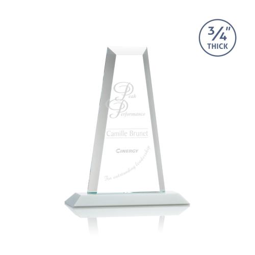 Awards and Trophies - Imperial White  Towers Crystal Award