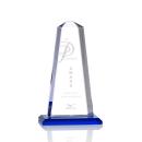 Pinnacle Blue Towers Crystal Award