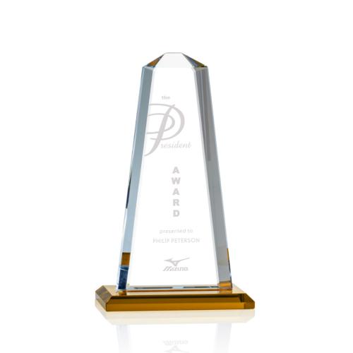 Awards and Trophies - Pinnacle Amber Towers Crystal Award