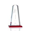Pinnacle Red Towers Crystal Award