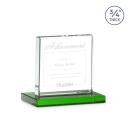 Terra Green Square / Cube Crystal Award