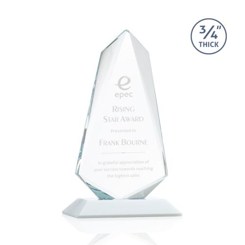 Awards and Trophies - Sheridan White Unique Crystal Award