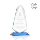 Sheridan Sky Blue  Unique Crystal Award