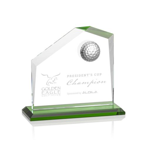 Awards and Trophies - Andover Golf Green  Peaks Crystal Award