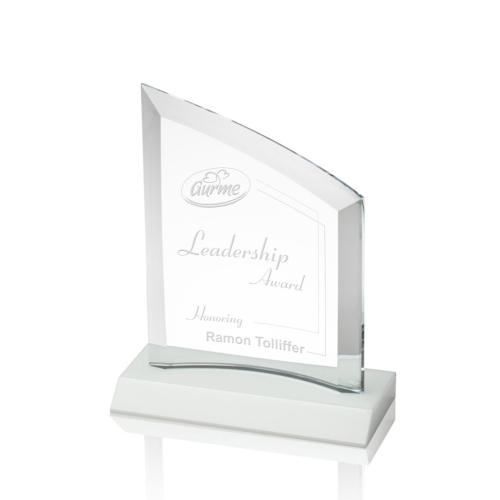 Awards and Trophies - Templar White  Peaks Crystal Award