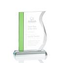 Burbank Green  Unique Crystal Award