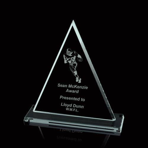Awards and Trophies - Oxford Jade Pyramid Glass Award